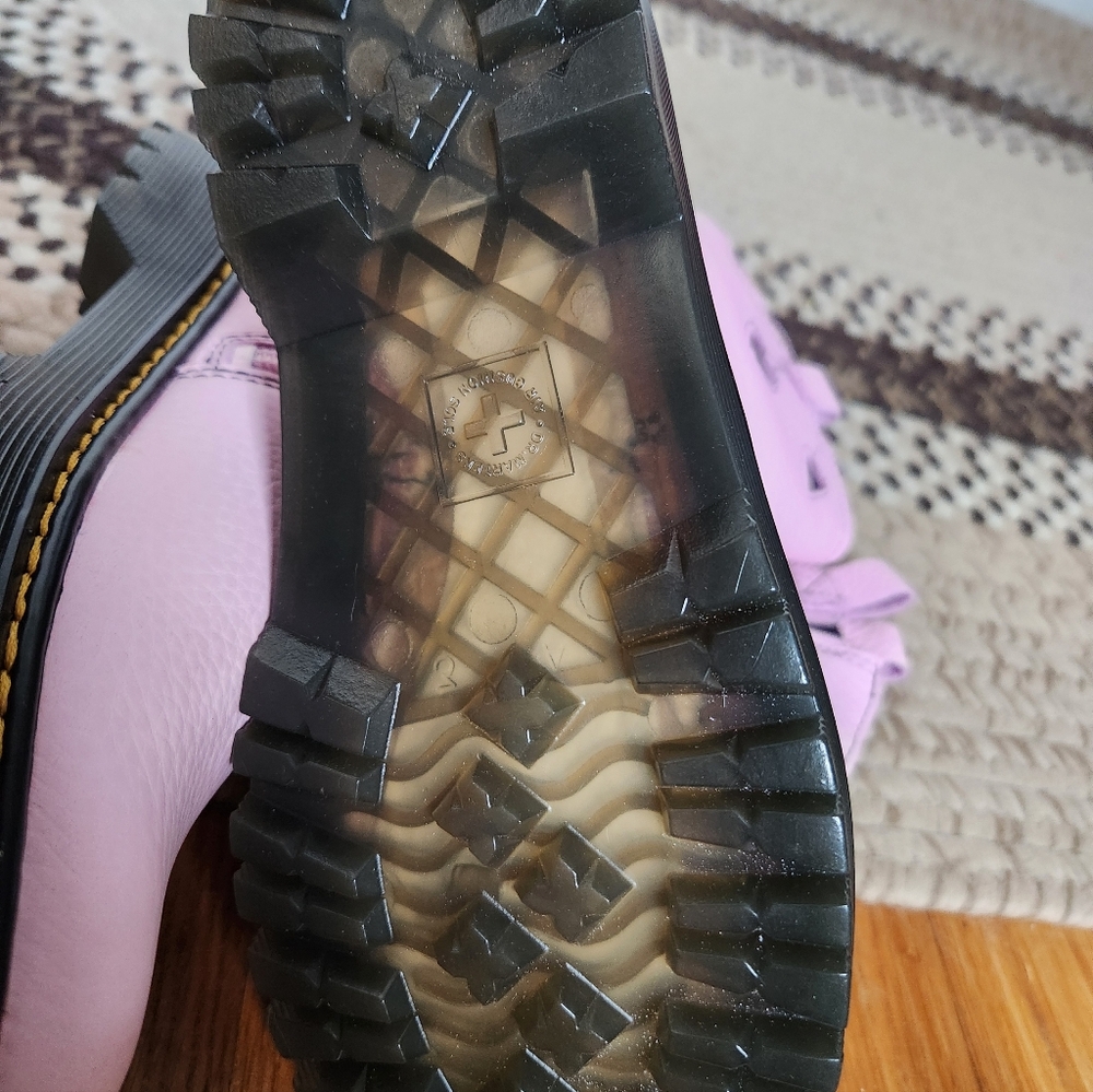 Dr. Martens Pink Bex Heart P-O Boot - Picture 7 of 11
